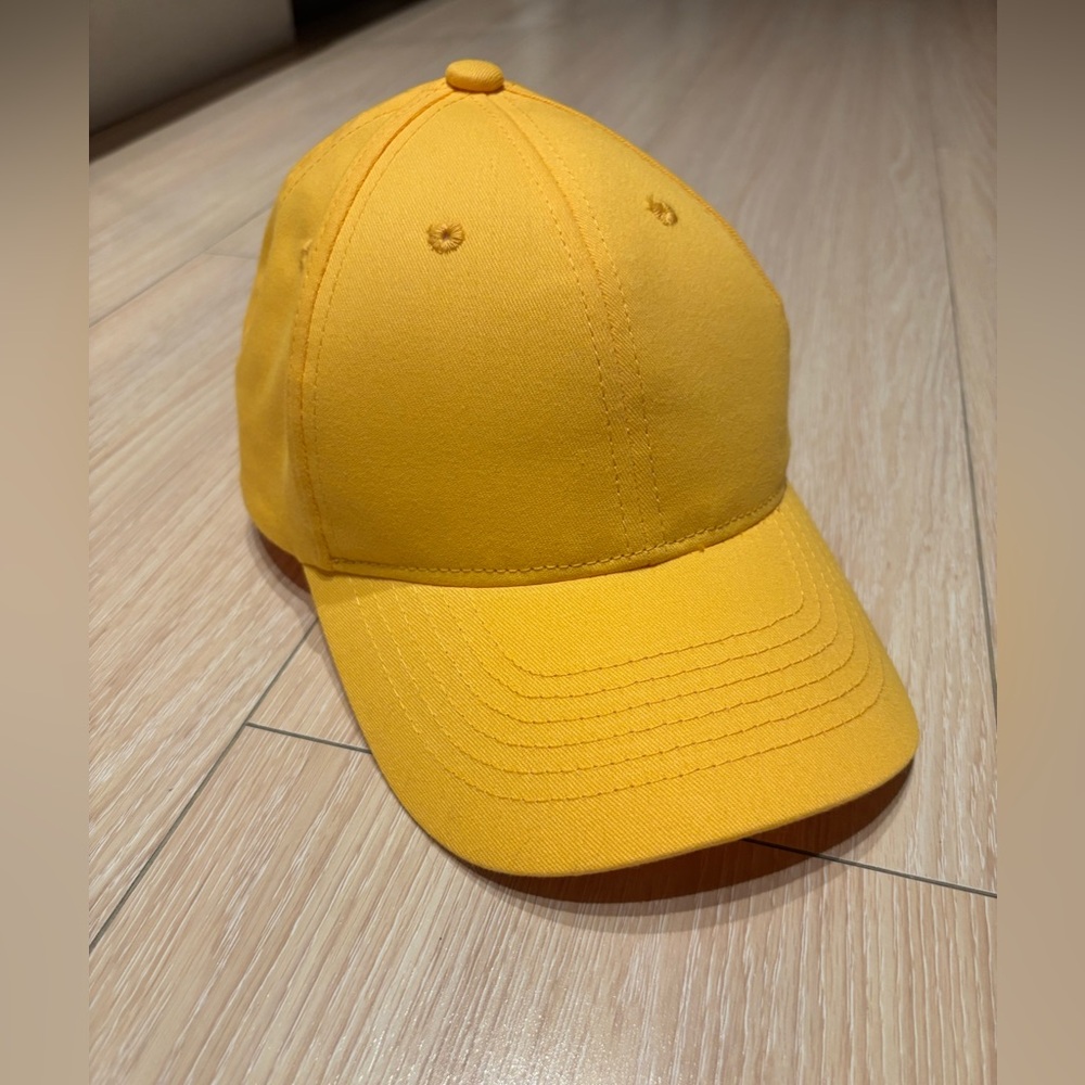 Bright Colourful Adjustable Unisex Adult Baseball Cap, Yellow, OS.